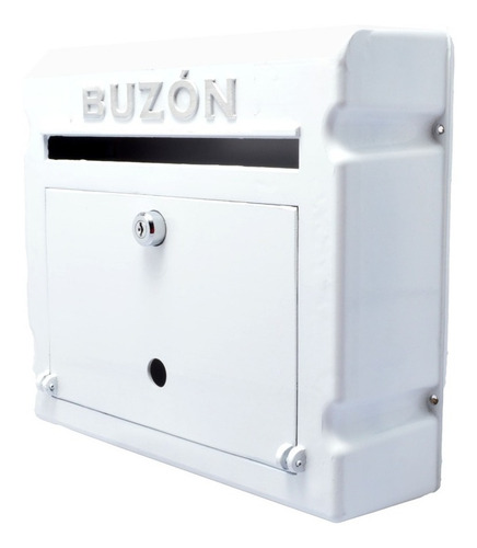 Imagen 2 de 5 de Buzón Contemporáneo Modelo Aleman Inox Residencial Bco/cafe