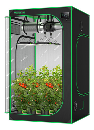 Tienda De Cultivo 122 Cm X 122 Cm X 203 Cm Con Luz Vs4000 Y