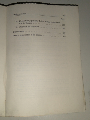 Prosa Narrativa De Jorge Luis Borges Temas Estilo J Alazraki (Usado)