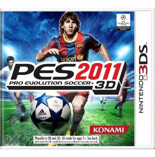 Game Pes 2011 Pro Evolution Soccer Nintendo 3ds Soporte físico