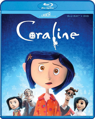 Blu-ray + Dvd Coraline