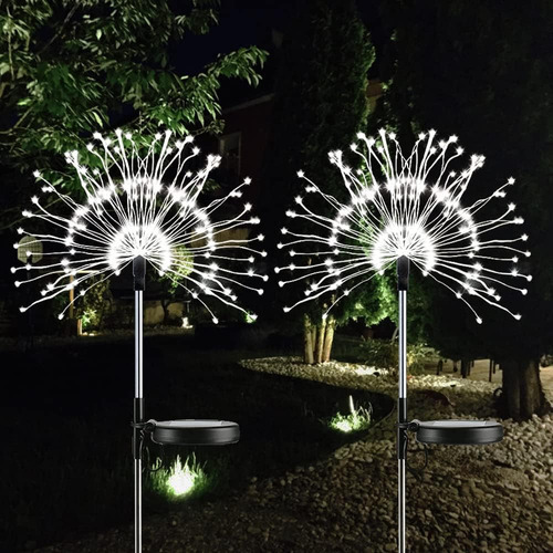 ~? Luces Solares Para Jardín Al Aire Libre, Vge 2pack 120 Lu