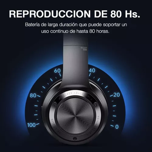 Audifonos Bluetooth de diadema con bateria de larga duracion