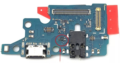 Conector De Carga Compatível Turbo A71 A715 Orig. Nacional