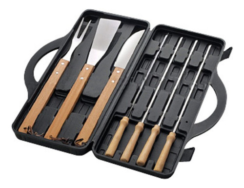 Set Parrillero Para Asado Y Antichuchos 