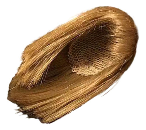 Peluca De Pelo Rubio Para Mujer, Pelo Liso Moderno (18cm De