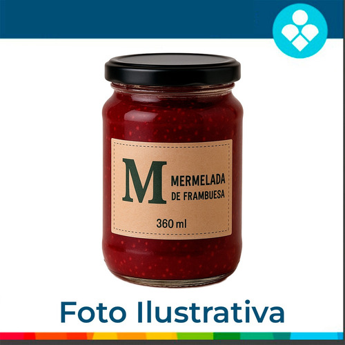 Frasco Mermelada Amanecer Conserva 360ml Tapa Metálica X12 Negro