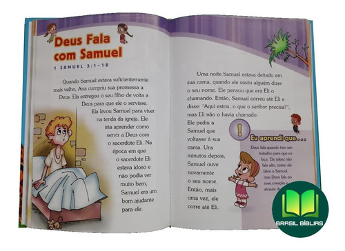 Imagem 4 de 6 de Bíblia Infantil Com 365 Histórias Ilustradas Para Crianças
