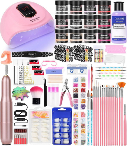Kit De Decoración De Uñas Acrílicas, Juego De Manicura Para