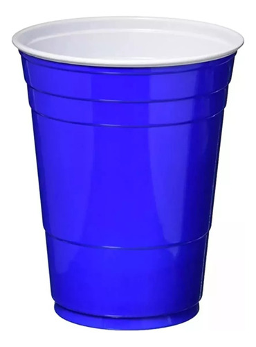 Set 10 Vaso Plástico 500cc Rojo / Azul Big Party
