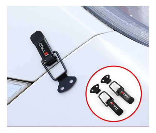 2u Broche Sujetador Metálico De Parachoques Tuning Universal