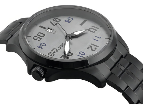 Relógio Seculus Masculino Ref: 77201 Analógico 50m - Cinza