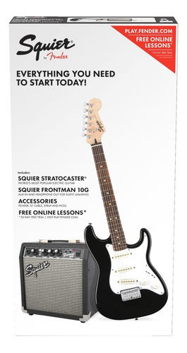Kit Guitarra Stratocaster Fender Squier Acesorios Combo Pack