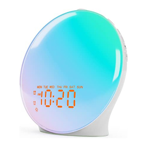 Wake Up Light Sunrise Despertador Para Niños, Personas Que D