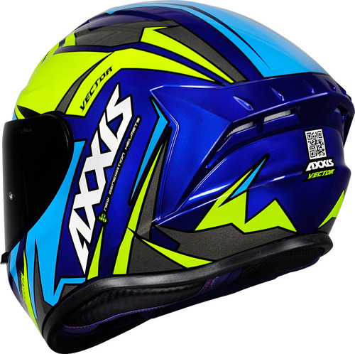 Imagem 2 de 10 de Capacete Axxis Draken Vector + Viseira Fume Lançamento