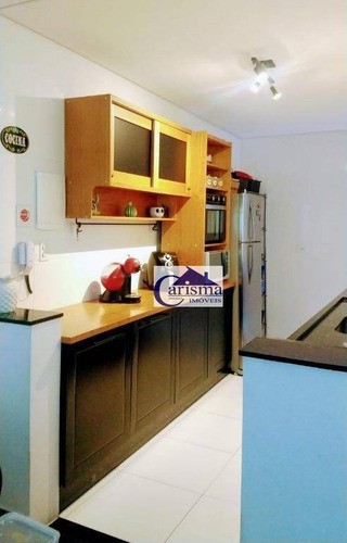 Imagem 4 de 14 de Sobrado Com 3 Dormitórios, Sendo 1 Suíte, À Venda, 126 M² Por R$ 640.000 - Vila Valparaíso - Santo André/sp - So0747