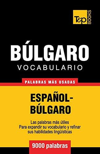 Libro: Vocabulario Español-búlgaro 9000 Palabras Más Us 