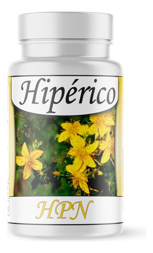 Hipérico Em Capsulas 4 Potes 100% Natural 500mg Sabor Sem Sabor