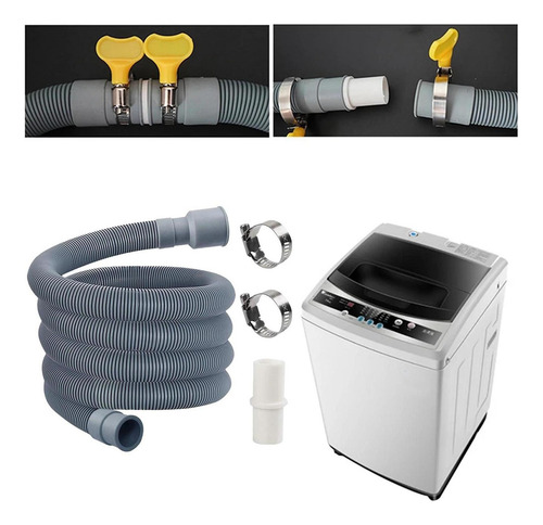 Kit De Extensión De Manguera De Desagüe Para Lavadora De