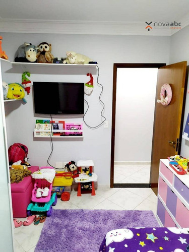 Cobertura Com 2 Dormitórios À Venda, 67 M² Por R$ 450.000 - Vila Pires - Santo André/sp - Co0880