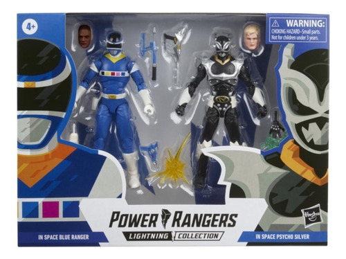 Power Rangers Lightning Collection Ranger Azul/cinza -hasbro