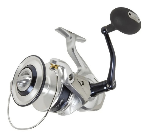 Reel Shimano Saragosa Sw10000pg 33lbs De Freno 300mts/0.40m Color Gris Lado De La Manija Derecho/izquierdo