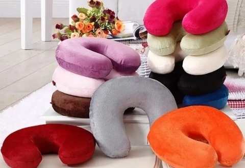 Imagen 2 de 3 de Almohada Para Cuello Viaje Comodidad