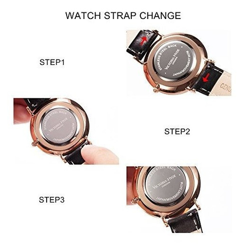 Victoria Hyde Reloj De Pulsera De Cuarzo De Segunda Mano Par