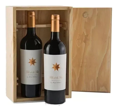 Estuche Vino Clos De Los Siete Malbec X2 Unidades