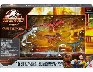 Jurassic World Camp Cretaceus 10 Mini Action Dinos Pack