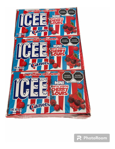 Gomita Icee Sabor Cereza 9pz