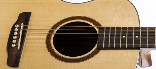 Violão Rozini Rx120 Premium Mini Natural Com Capa Fishman