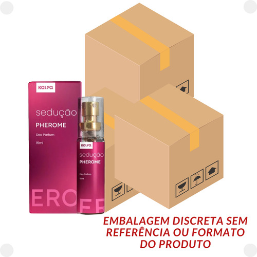 Perfume Feminino Sedução Ativa Feromônios Fragância Sensual