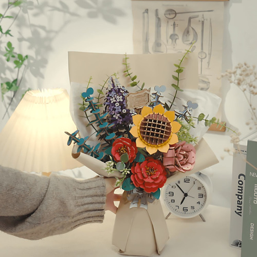 Miniatura Armable Flower Bouquet (ramo De Flores) - Rowood