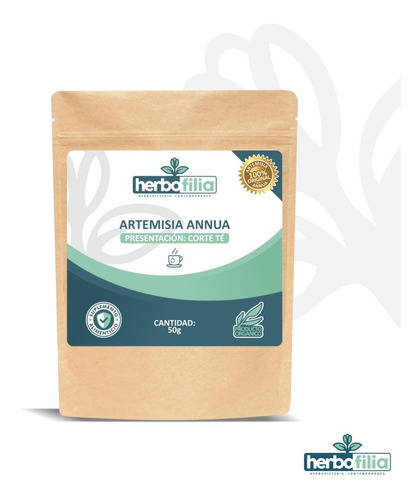 Artemisia Annua Kit Con 50g Corte Té + 1 Extracto + 60 Caps