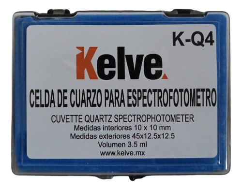 Celda De Cuarzo Para Espectrofotómetro