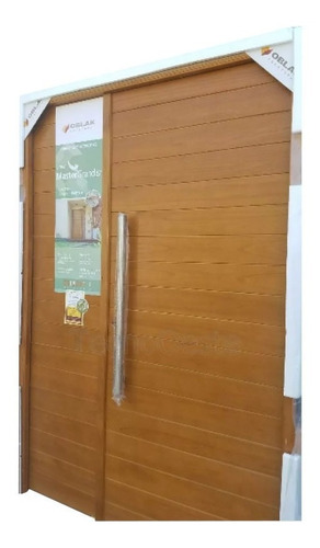 Puerta Y Media Madera Oblak 2331 Ciega Lateral Abrir Precio!