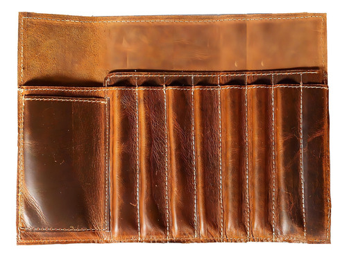 Jaald Estuche De Cuero Genuino Para Lápices, Estuche Para De