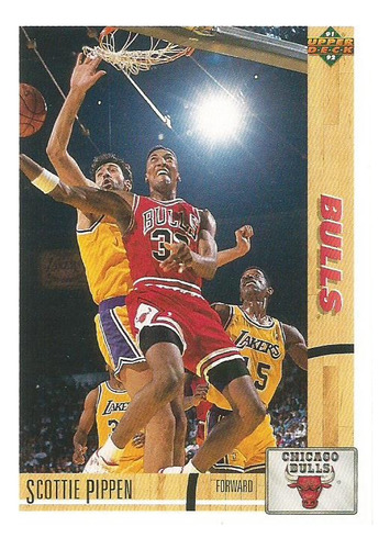 Barajita Scottie Pippen Upper Deck 1991 #125 Bulls