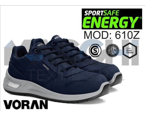 Imagen 2 de 3 de Zapatilla De Seguridad Voran Sportsafe Energy 610