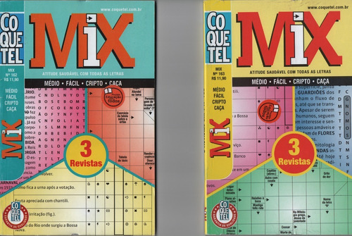 06 Palavras Cruzadas Coquetel Mix Fácil, Médio E Difícil