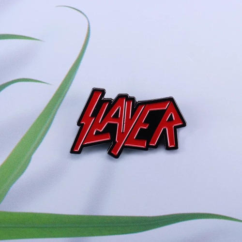 Piocha Pin Broche Logo Slayer Bandas De Rock