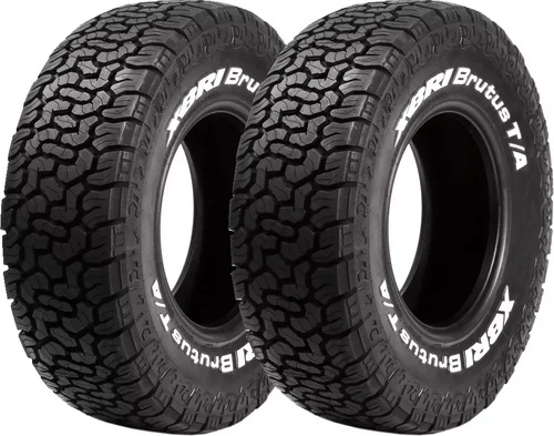 Kit 2 Pneus 255/70r16 120/117r Xbri Brutus T/a Letra Branca
