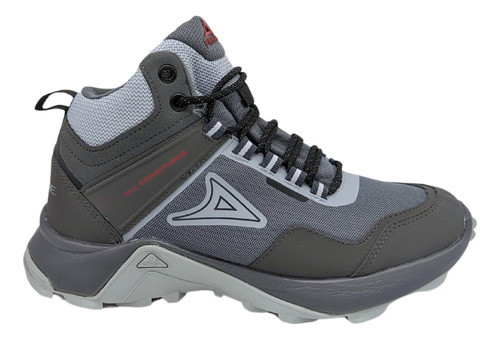 Tenis Pirma Outdoor Juvenil Unisex 1308 Extreme Bota Gris