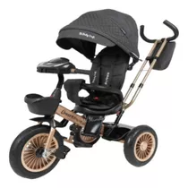 Comprar Triciclo Evolutivo Para Niña Niño Originales Llantas De Goma Color Rosado Negro Azul