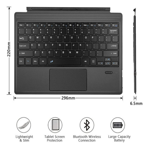 Teclado Bluetooth Para Microsoft Pro8/x