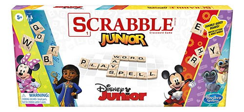 Hasbro Gaming Scrabble Junior: Juego De Mesa Edición Disne.