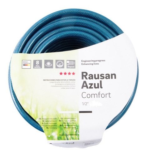 Manguera Riego Rehau Rausan Blue 1/2 X 15mts