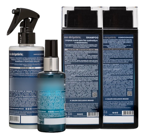 Uso Obrigatório Sham+cond 300ml+spray 260ml +oleo 60ml Truss