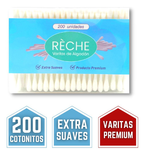 Cotonitos Premium Reche 200 Cotonitos Extra Suaves Oferta